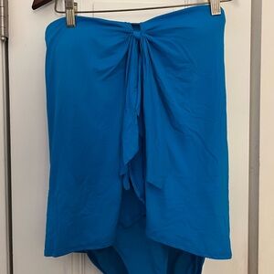 Strapless layered Lauren Ralph Lauren one pice swimsuit